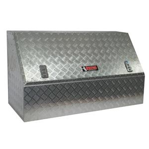 Rhino 1450 x 492 x 645mm Aluminium Highside Checkerplate Tool Box