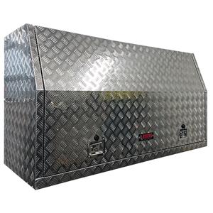 Rhino 1500 x 530 x 800mm Aluminium Checkerplate Tool Box