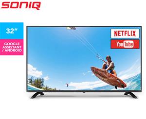 SONIQ 32-Inch A-Series HD Smart Android TV - Netflix Google and YouTube