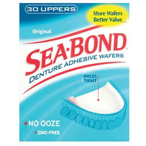 Sea Bond Denture Adhesive Uppers 30