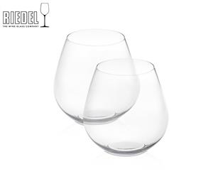 Set of 2 Riedel 'O' Series Stemless Pinot Noir Wine Glasses