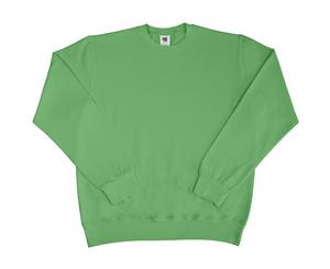 Sg Mens Long Sleeve Crew Neck Sweatshirt Top (Green) - BC1066