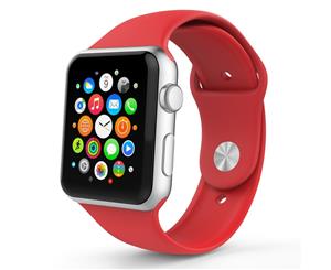 Silicone Sport Band For Apple Watch - Red