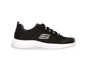 Skechers Kids Dynamite T Juniors Running Shoes Trainers Sneakers - Black/White