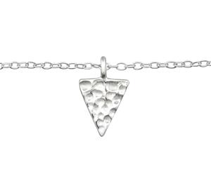 Sterling Silver Triangle Anklet