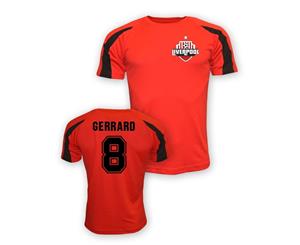 Steven Gerrard Liverpool Sports Training Jersey (red)