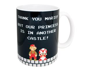 Super Mario Bros. Thank You Mario Coffee Mug