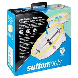 Sutton 48-305mm Adjustable Hole Cutter w. Dust Bowl
