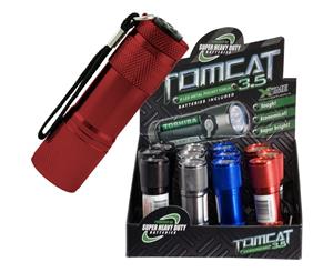 TC35AAA XTIME Mini Aluminium Pocket Torch Inc Batteries 9 LED Tomcat3.5 9X Super Bright LEDs MINI ALUMINIUM POCKET TORCH