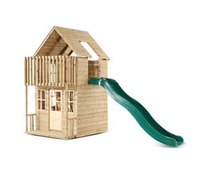 TP Toys Loft Wooden Playhouse with 2.2m Slide