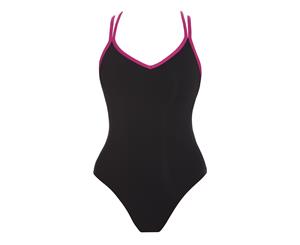 Tiffany Contrast Leotard - Adult - Mulberry