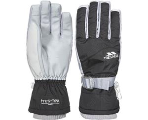 Trespass Boys Vizza II Waterproof Breathable Padded Shell Gloves - Black