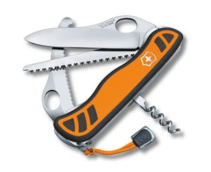 Victorinox Orange Hunter XT Grip Large Pocket Swiss Army Knife Tool Corkscrew