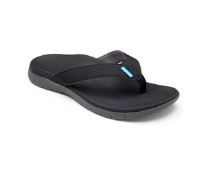 Vionic Islander (Men's) Toe Post Sandals Thongs Black ALL SIZES