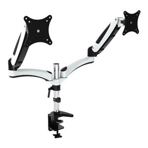 Vision Mount VM-GM124D Gas Spring Aluminium Dual LCD Monitor Arm with Desk Clamp