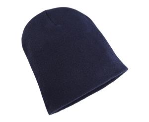 Yupoong Flexfit Unisex Heavyweight Long Beanie Winter Hat (Navy) - RW3290