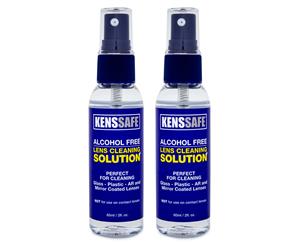 2 x Kens Safe Lens Cleaning Solution 60mL