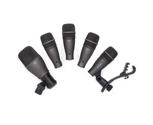 5pc Samson DK705 Drum Mic Kit Microphone Set Audio Recording/Performance w/ Case