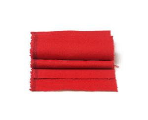 6x Thick Double-sided Wool Pool Table Felt Strips for Cushion Red