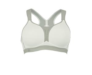 Anita Active 5537-670 Women's DynamiX Star White and Silver Non-Wired Non-Padded Full Cup Sports Bra Support