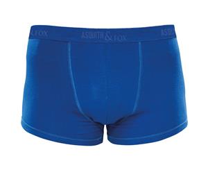 Asquith & Fox Mens Shorty Boxer Briefs/Underwear (Pack Of 2) (Royal) - RW4910