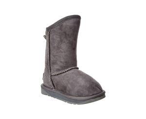 Australia Luxe Collective Kids' Dita-Gray Suede Boot