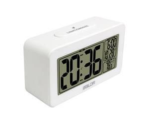 BALDR Digital Smart Alarm Clock Table Clock - White