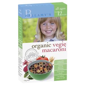 Bellamy's Organic Vegi Macaroni 175g