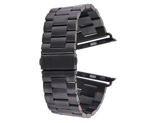 Black For Apple Watch (42mm) Butterfly Stainless Steel Watch Strap