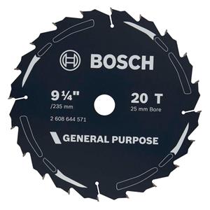 Bosch 235mm 20T TCT Circular Saw Blade for Wood Cutting - GENERAL PURPOSE - 10 Piece