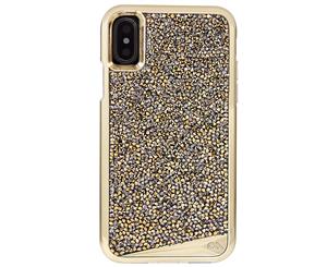 CASEMATE BRILLIANCE TOUGH GENUINE CRYSTAL CASE FOR iPHONE XS/X - CHAMPAGNE