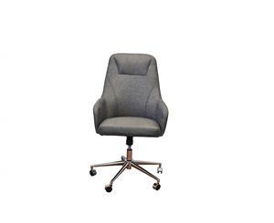 Clyde High Back Executiv Office Chair - Charcoal