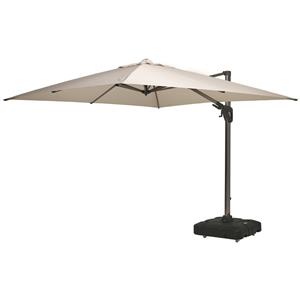 Coolaroo 3m Natural Melaleuca Square Cantilever Umbrella