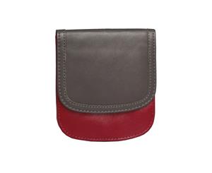 Eastern Counties Leather Womens/Ladies Allie Coin And Card Purse (Elephant/Cranberry) - EL106