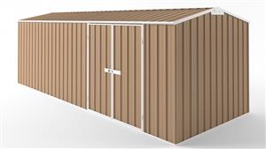 EasyShed D6023 Truss Roof Garden Shed - Pale Terracotta