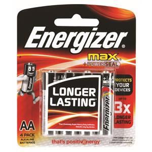 Energizer Max AA Battery 4-Pack