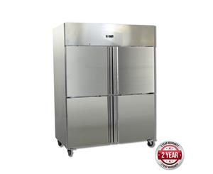 Grand Ultra Four 2/1 Stainless Steel Door upright Freezer 1200L