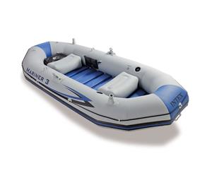 Intex 297cm Mariner 3 Inflatable/Floating Sports Fishing Boat w/ Oars Carry Bag