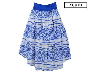 Junior Gaultier Girls' Skirt - White/Blue