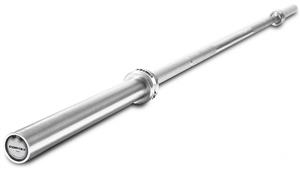 Lifespan Fitness Pro 7ft Olympic Barbell with 4 Bearings - Chrome