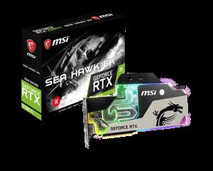 MSI Nvidia (RTX 2080 TI SEA HAWK EK X) 11GB RTX 2080 Ti SEA HAWK EK X PCI-E VGA Card
