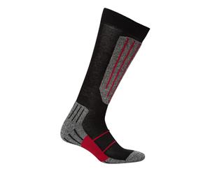 Mountain Warehouse Ski Socks with IsoCool Fabric - Breathable and Lightweight - Black
