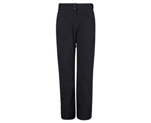 Mountain Warehouse Womens Waterproof Isola Extreme Ski Pants w/ Multiple Pockets - Black