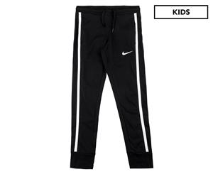 Nike Girls' Jersey Trackpants / Tracksuit Pants - Black/White