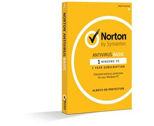 Norton Antivirus Basic 1.0 1 User 1 Device 12M Subscription - Retail Box
