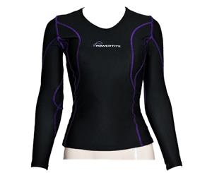 POWERTITE Women Compression Tights Skins Long Sleeves Top XXL