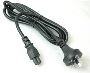 Partlist (PL3PIECC52M) 3 Pin Mains Plug to IEC C5 2M Male to Female Cable
