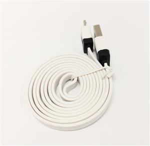 Partlist UCABPLUM01AB13 1 Meter Flat White USB to Micro USB (MK5P) Smartphone data/charge Cable