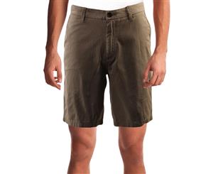 Quiksilver Mens Cotton Faded Khaki Chino Shorts