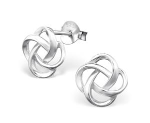 Real Sterling Silver Knot Earrings